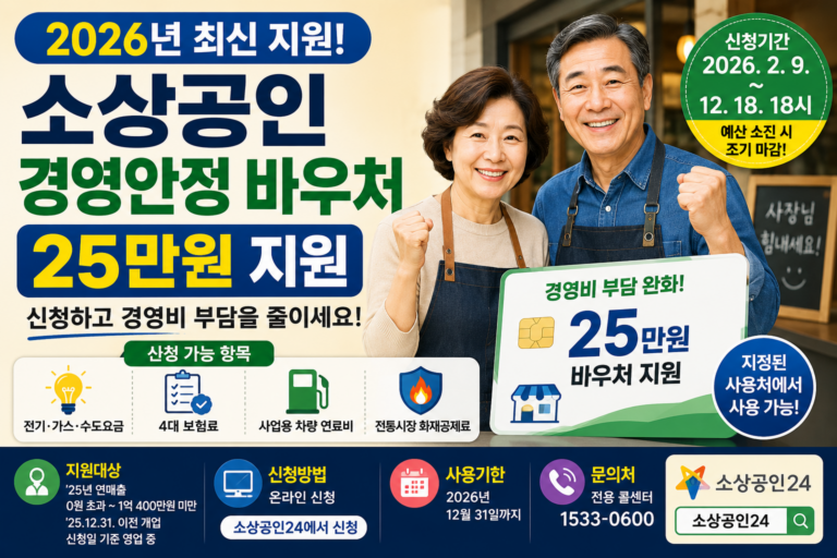 소상공인 경영안정 바우처
