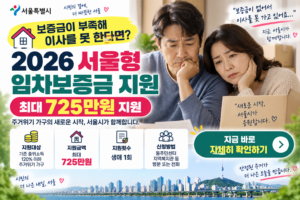 서울형 임차보증금 지원 안내 썸네일