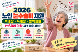 2026 노인 눈수술비 지원 안내 썸네일