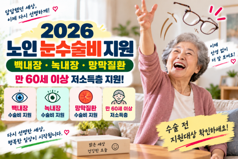 2026 노인 눈수술비 지원 안내 썸네일